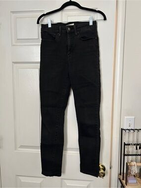 Levi's Black Skinny High-Rise Jeans